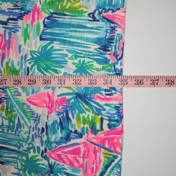 Lilly Pulitzer Essie Shift Dress Salt In The Air Sailboats Medium - Picture 11 of 12